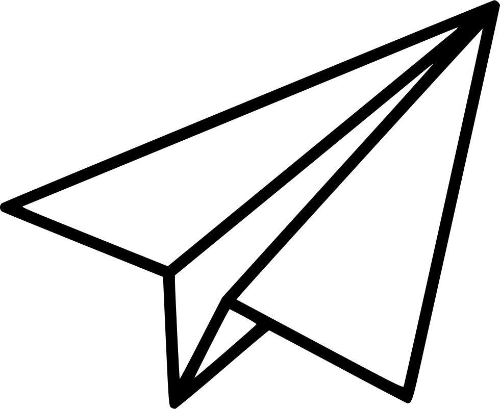 Paper airplane clipart 2